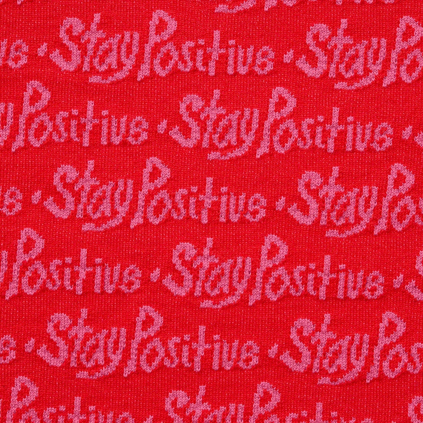 Stay Positive Jacquard S/S Top view 6